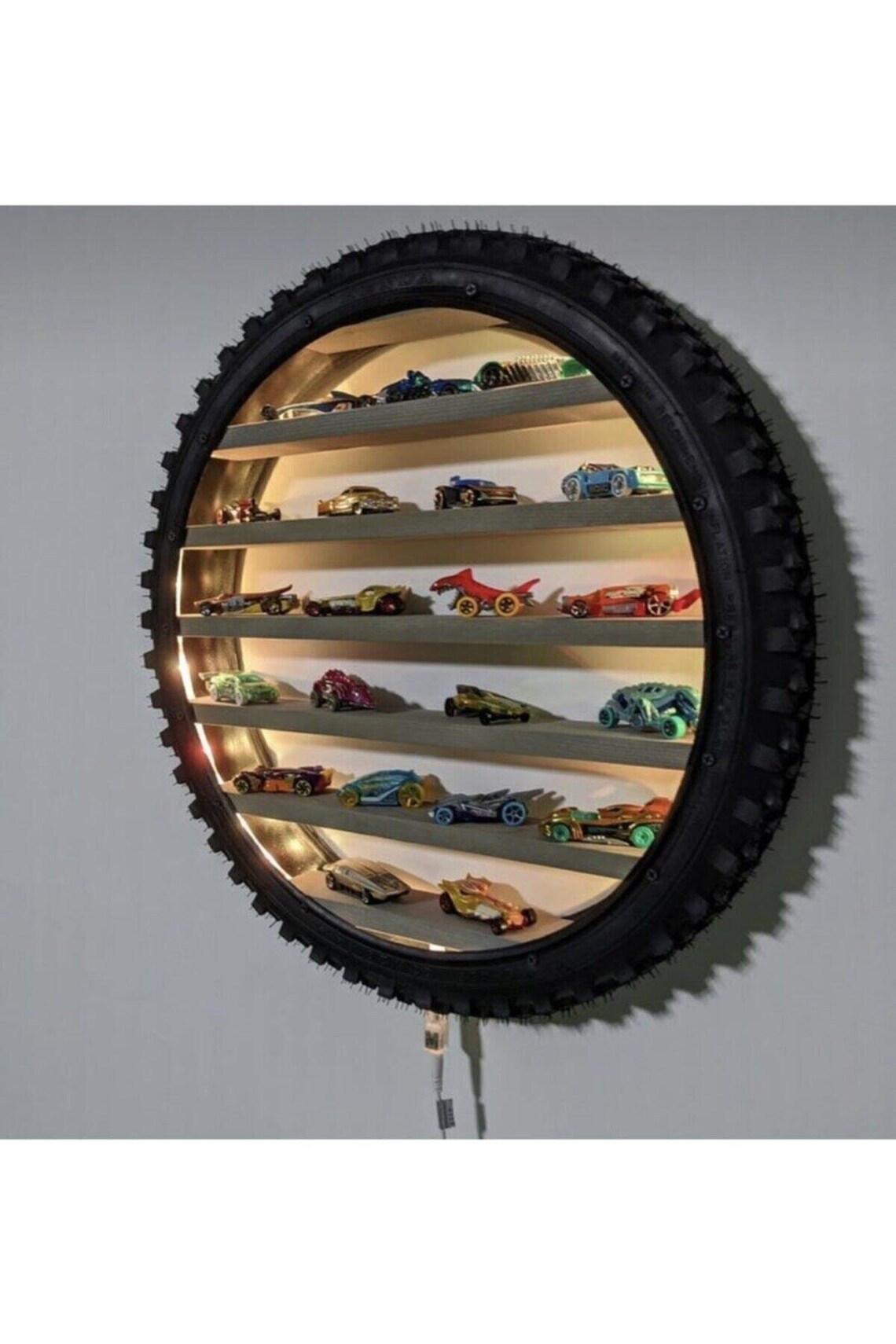 Led Light Rackkids Toy Shelf Kids Rack Wheel Wall Shelf | Etsy