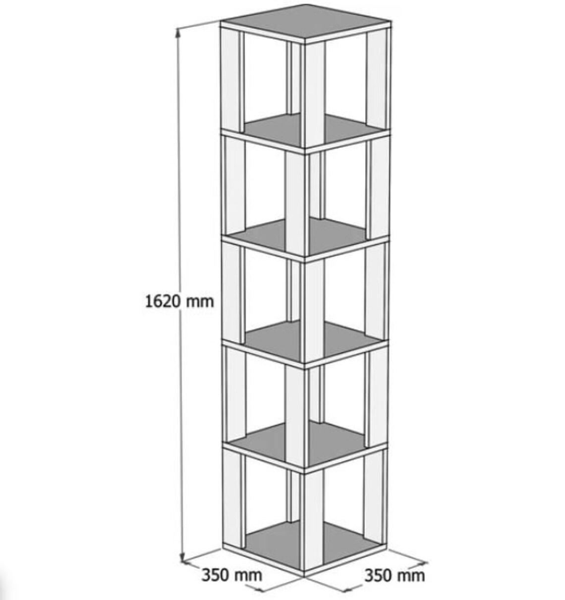 Corner Bookcase Wooden Book Shelf Decorative Display Shelf Etsy UK