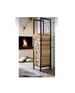 Decorative Fireplace Rack, Firewood Holder, Fireplace Rack Firewood Storage For Indoor Or Outdoor, Vertical Firewood Rack