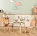 Wooden Desk And 2 Chairs For Kids - Children Desk 