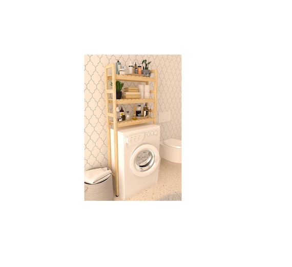 Cuarto de baño Lavadora Gabinete Mueble de Baño Mueble de lavandería Armario  de cocina Rack multiusos Lavadora Organizador Rack -  México