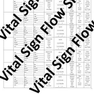Vital Signs Form