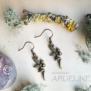 Fairy Earrings Cottagecore Earrings Fairycore Jewelry Gift For Her Magical Earrings Minimalist Jewelry For Her