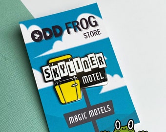B-GRADE Skyliner Motel Hard Enamel Pin Badge
