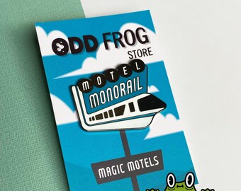 B-GRADE Motel Monorail Hard Emaille Pin Anstecker