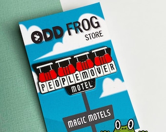 B-GRADE Peoplemover Motel Hard Enamel Pin Badge