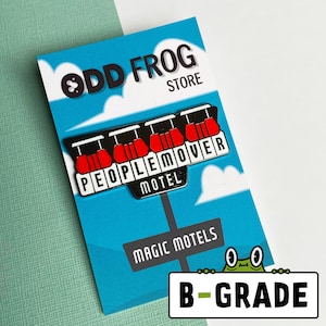 Bグレード ピープルムーバー モーテル ハードエナメルピンバッジ