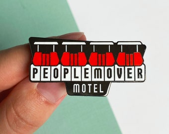 Peoplemover Motel Hard Enamel Pin Badge