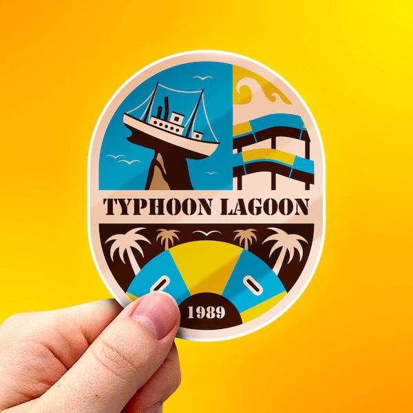 Typhoon Lagoon Water Park Inspired Vinyl Sticker