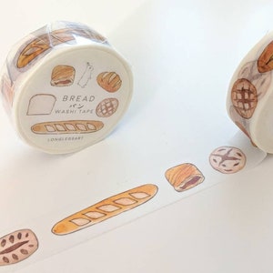 Bread Washi Tape | 1.5 cm Washi Tape