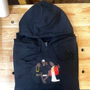Paid In Full - Embroidered Hoodie - I’m hurt b -Classic movies scenes -90s Retro Vintage