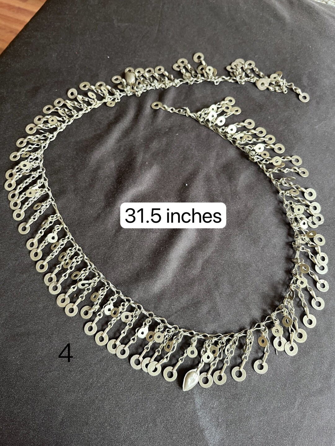 Vintage Kuchi Chain Fringe for Tribal Fusion Belly Dance Kuchi Tribal ...
