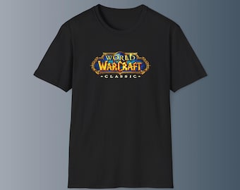 World of Warcraft Classic Retro Tee | Nostalgia Gamer Shirt