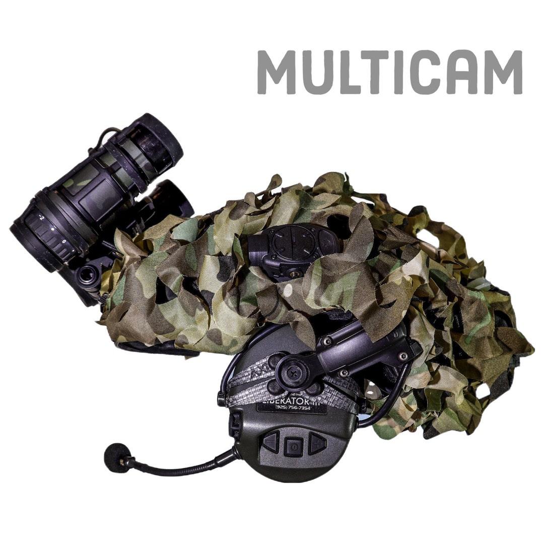 Helmet ghillie etsy