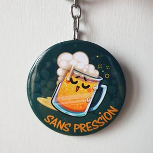 Bottle Opener Keyring / No Pressure