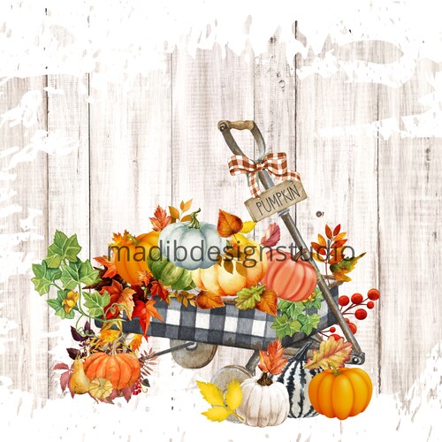 Rice Paper for Fall Digital Png File Fall Clipart Autumn - Etsy