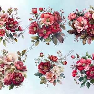 Floral Decoupage Paper Design, Floral Rice Paper Design, Png Floral ...