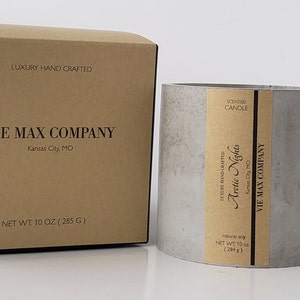 Arctic Nights - Cement Candle / scented candle