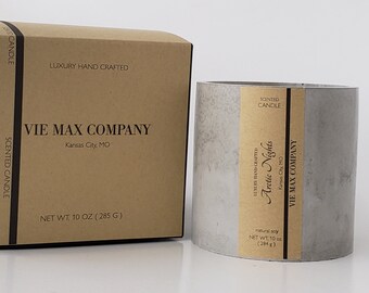 Arctic Nights - Cement Candle / scented candle