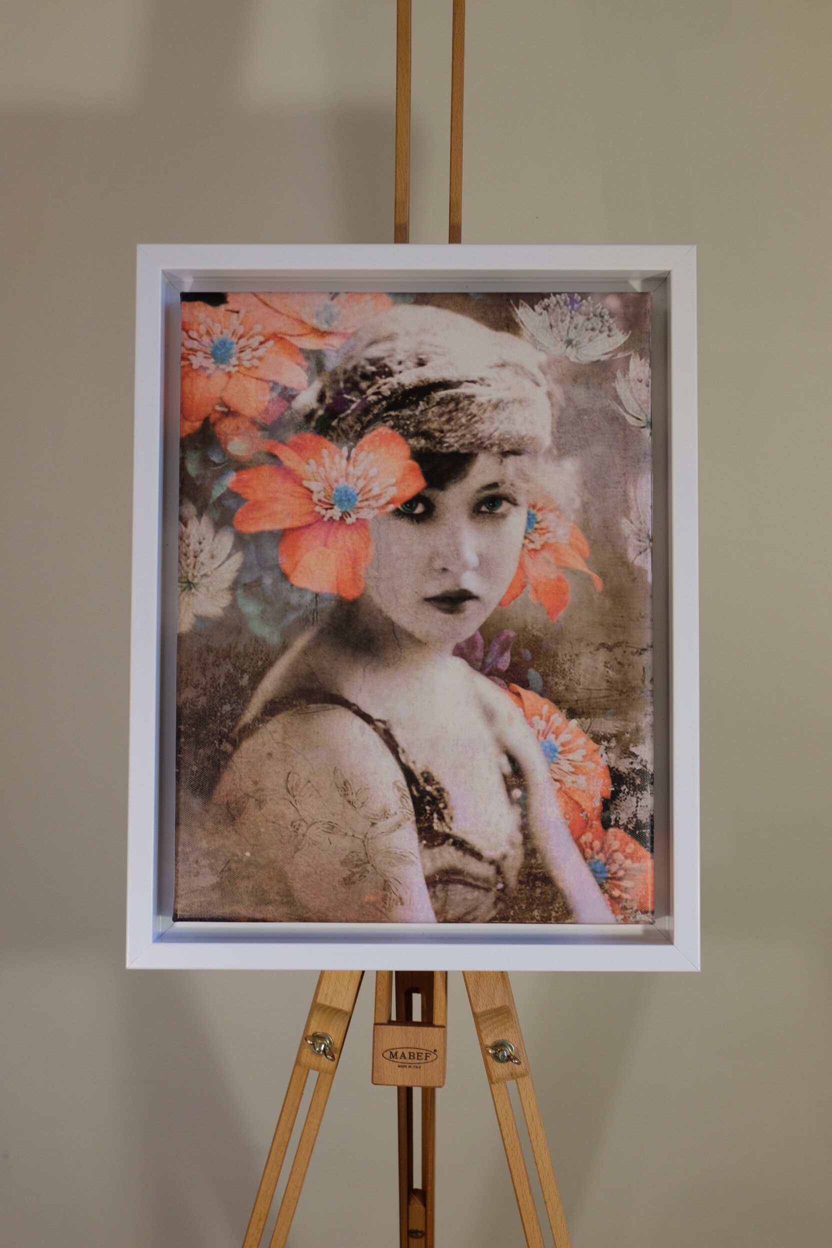 Tableau Encadré Création Originale Vintage Comme Un Mucha