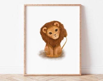 Baby Lowe Zeichnen Etsy