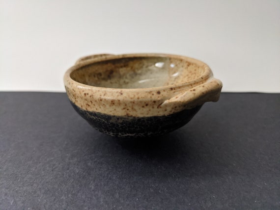 Small Glazed Clay Pottery Bowl
