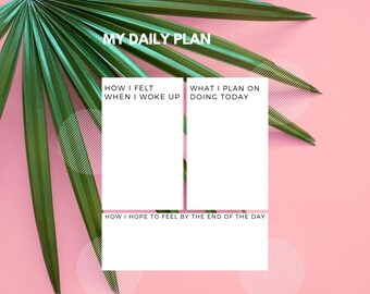 Daily Planner Template Print