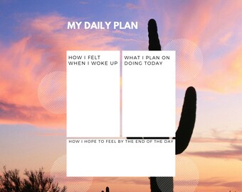 Daily Planner Template Print