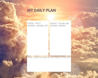 Daily Planner Template Print