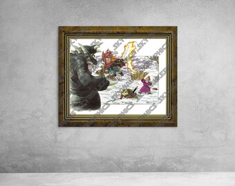 Chrono Trigger Box Art Poster | Digital Print JPG