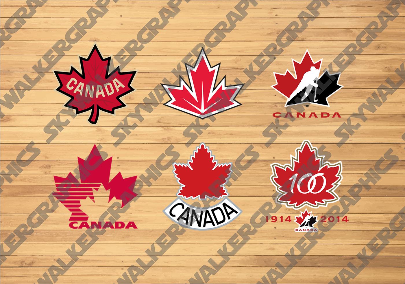 Team Canada Hockey SVG Pack 6 Designs | Vector File SVG PNG