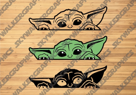 Download Baby Yoda Svg Pack 3 Designs Svg Png Vector File Etsy