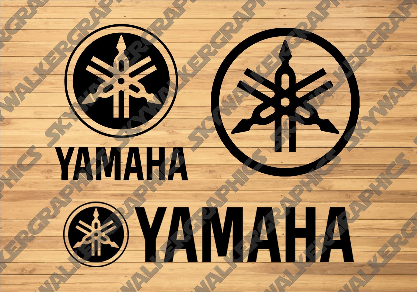 Yamaha Motorcycles Logo SVG Pack 3 Designs | Vector File SVG PNG