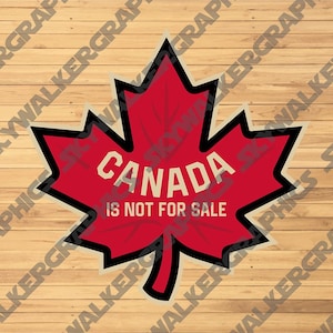 Canada is niet te koop, SVG-PNG-vectorbestand