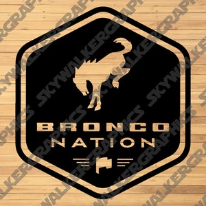 Bronco Nation SVG Pack 2 Designs | SVG PNG Vector File