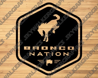 Bronco Nation SVG Pack 2 Designs | SVG PNG Vector File