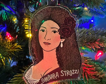 Barbara Strozzi Christmas Ornament