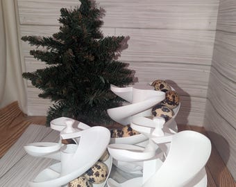 Farmhouse Spiral Dispenser / Display / Holder For Quail Eggs Skelter