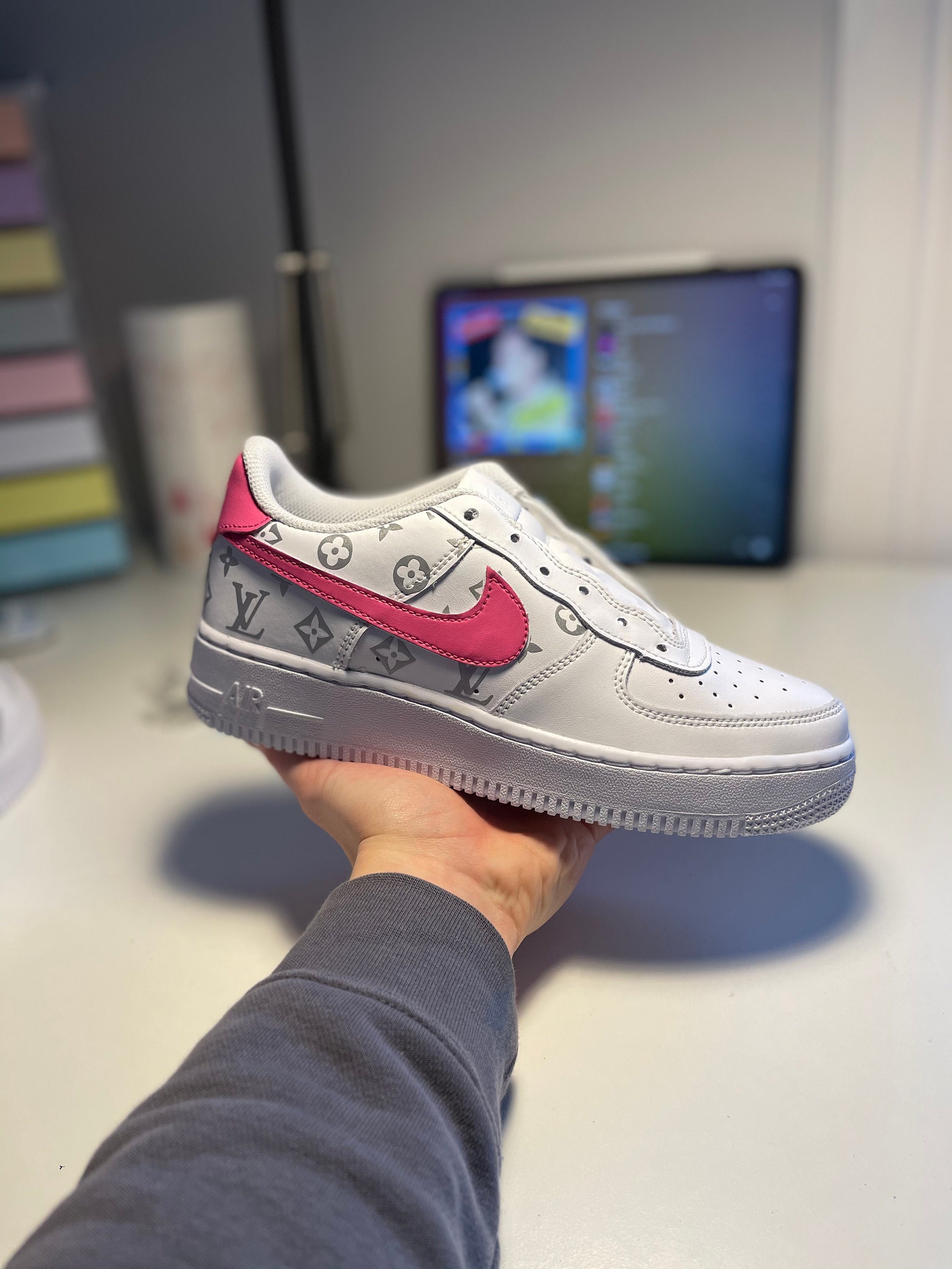 custom pink air force 1
