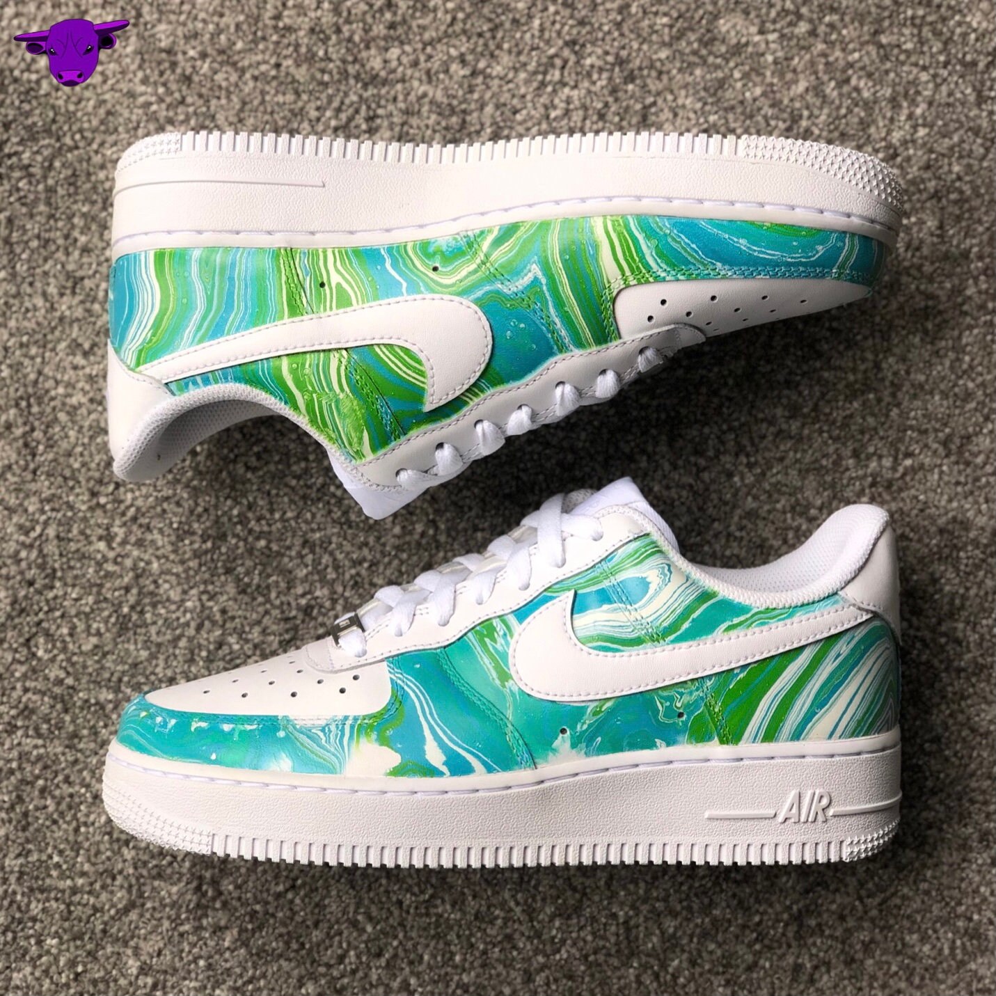 hydrodipped air force ones