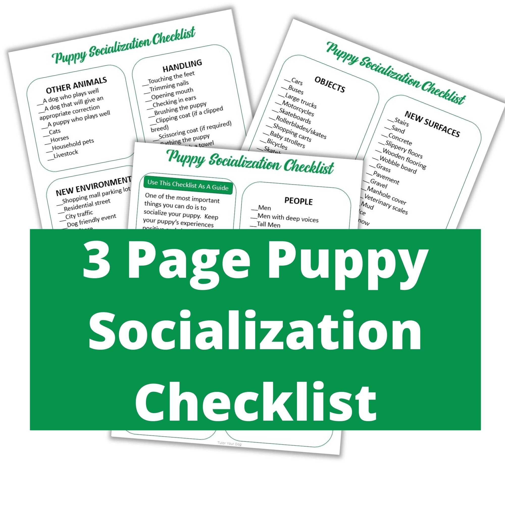 Printable Puppy Socialization Checklist Dog Socialization Puppy printable-puppy-socialization-checklist-dog-socialization-puppy