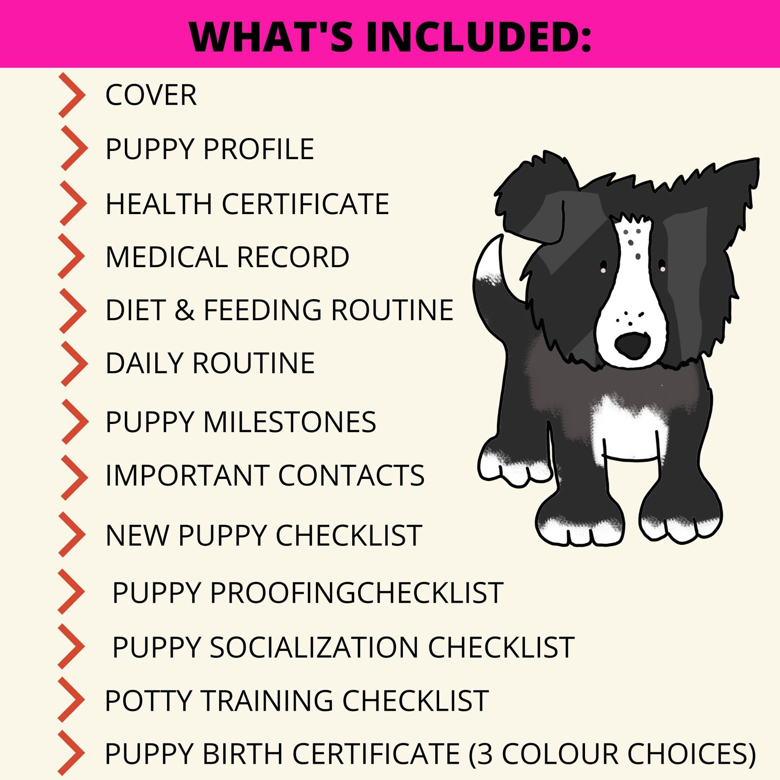 Printable Breeder Puppy Pack Dog Breeder Records Dog Breeder Forms ...