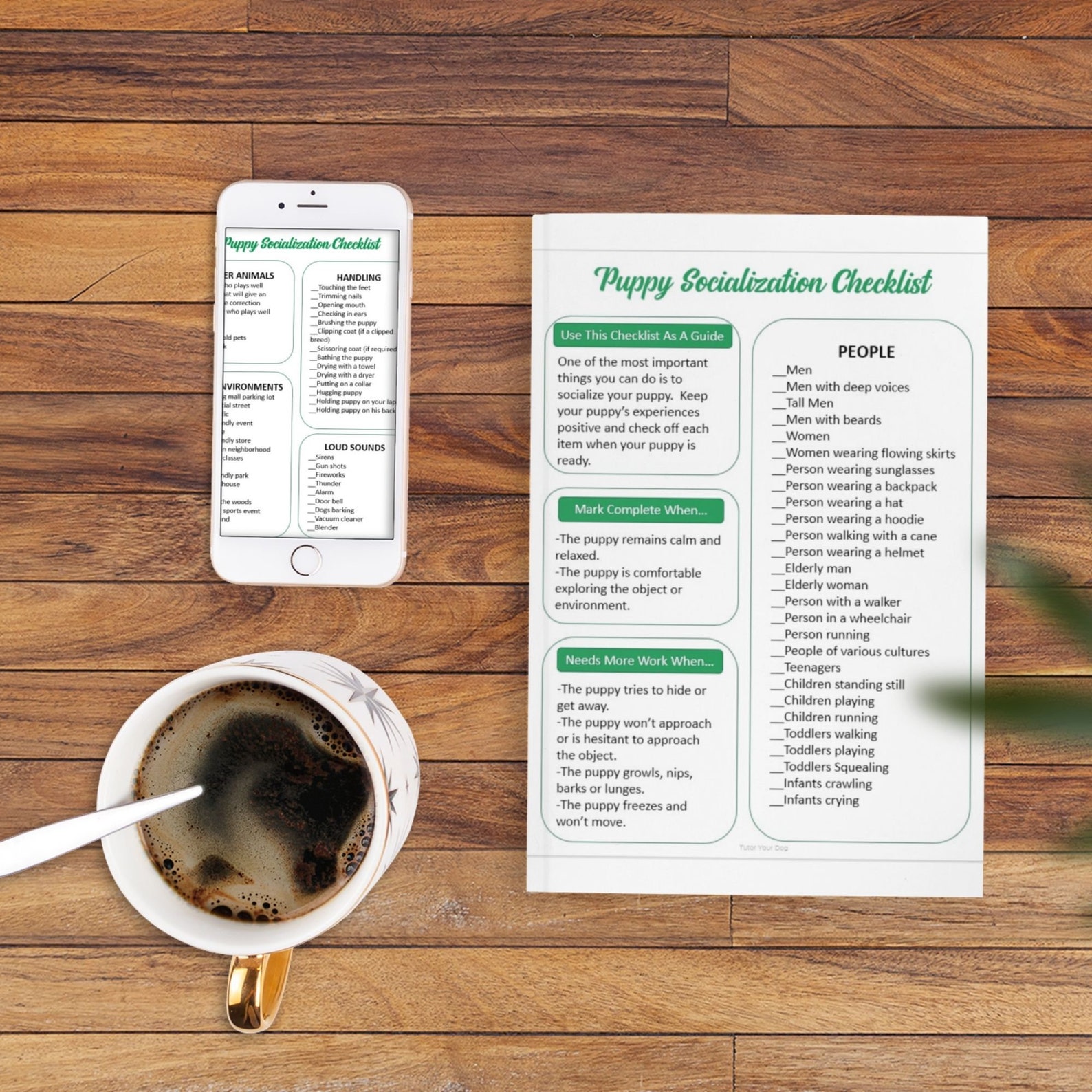 Printable Puppy Socialization Checklist | Dog Socialization | Puppy ...