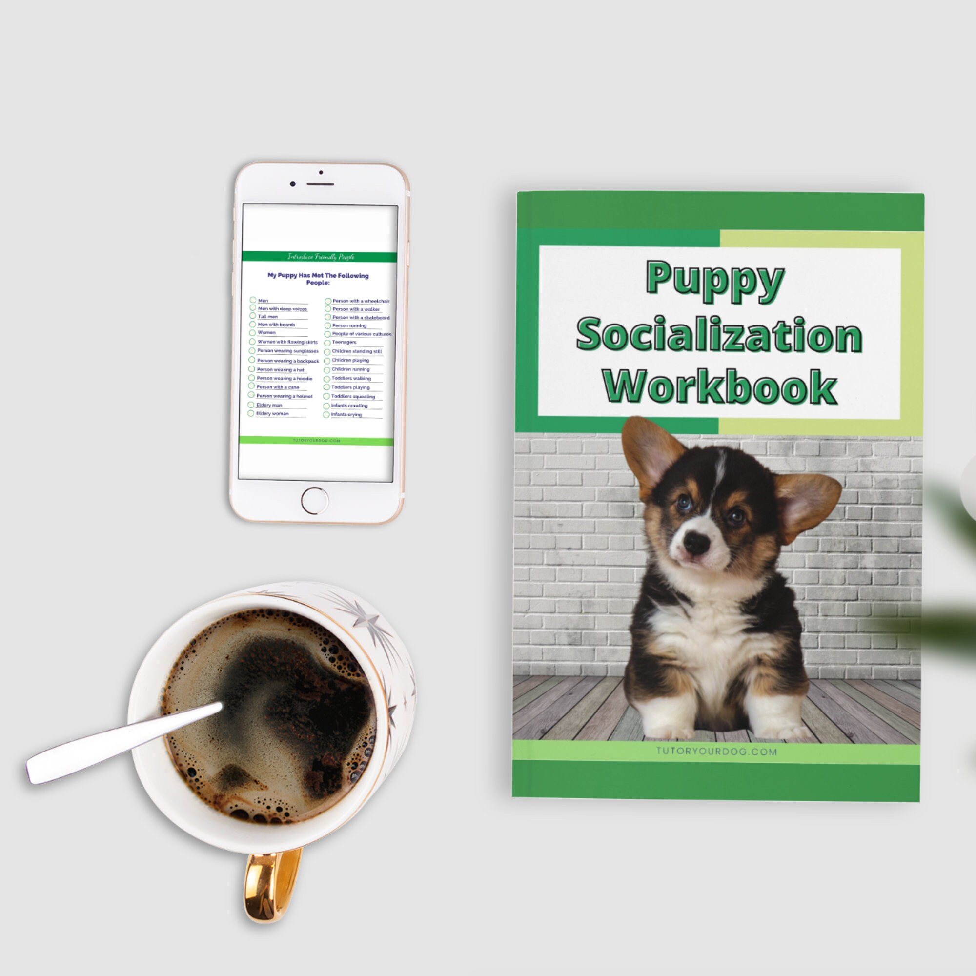 Printable Puppy Socialization Workbook | Puppy Socialization Checklist ...