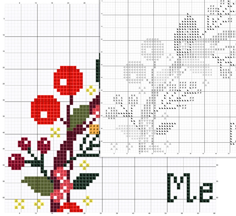 Kiss cross stitch pattern love cross stitch kisses cross Etsy España