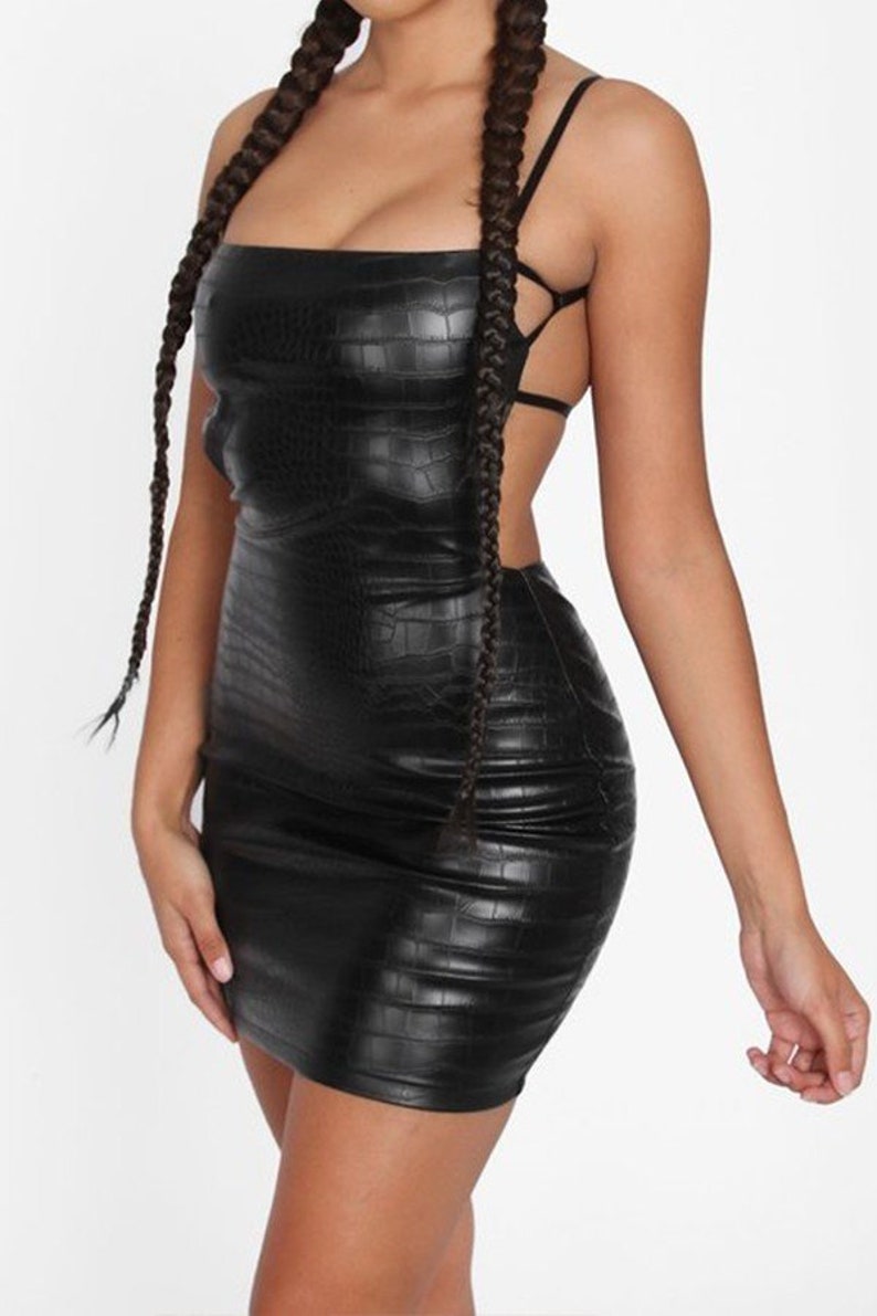 Black Backless Dress