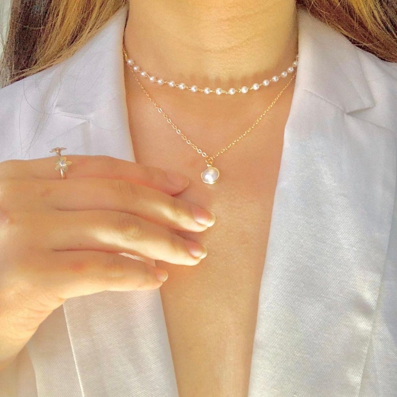 Double Layer Sterling Necklace