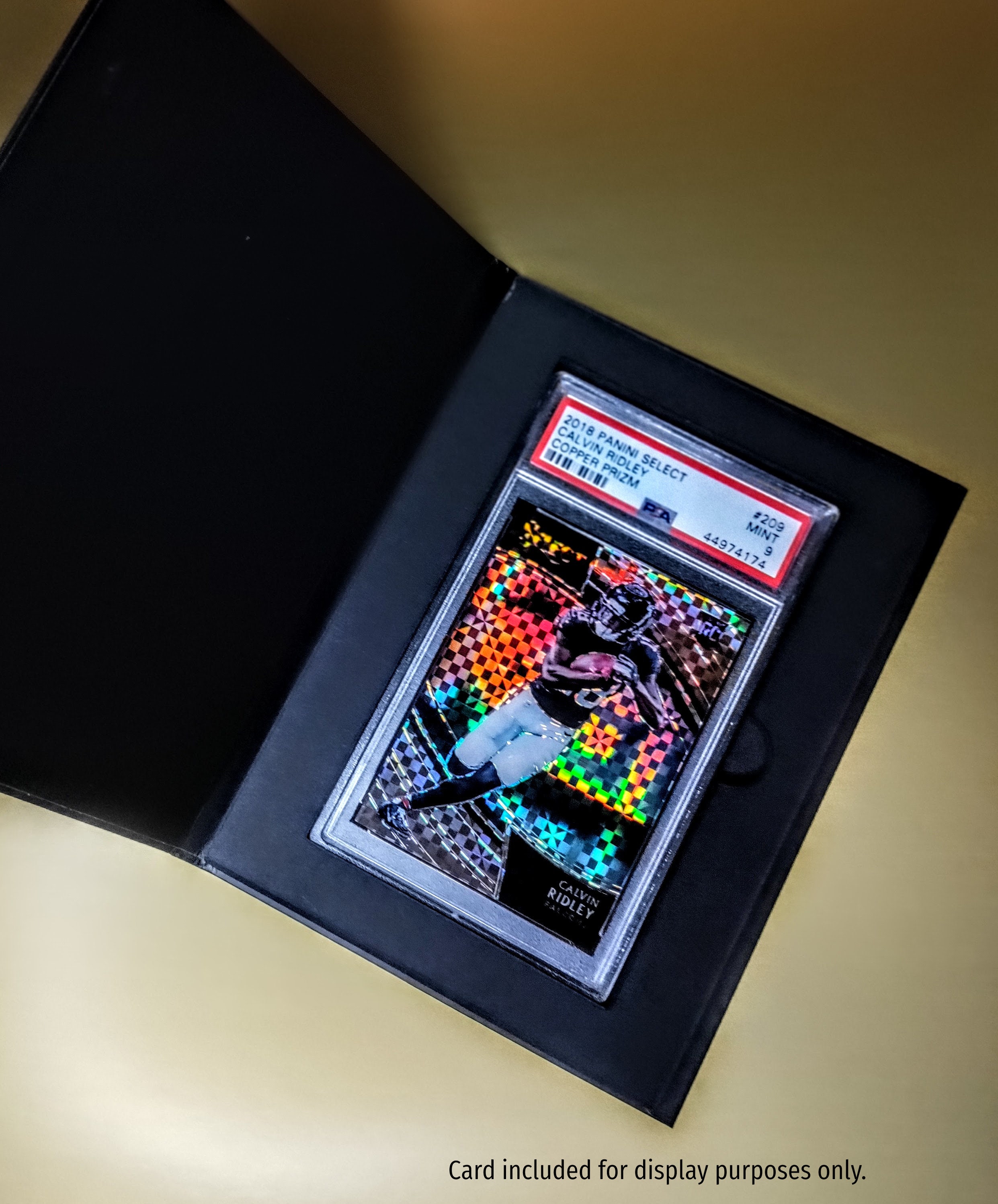 PSA Slab Card Shipper for Trading Cards Matte Black Biodegradable Collector Card Case to Protect