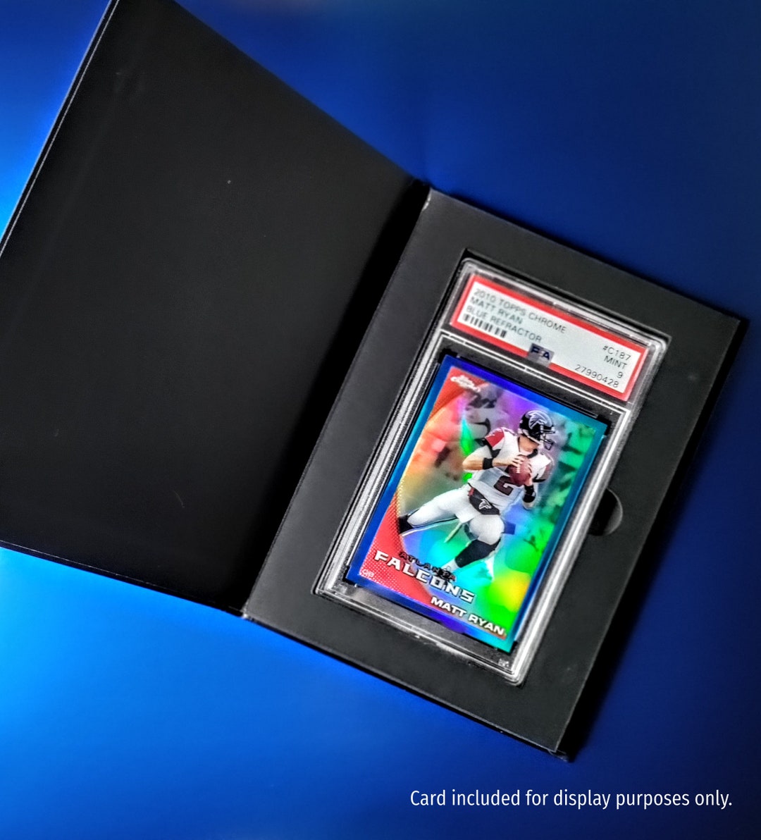 PSA Slab Card Shipper for Trading Cards Matte Black Etsy