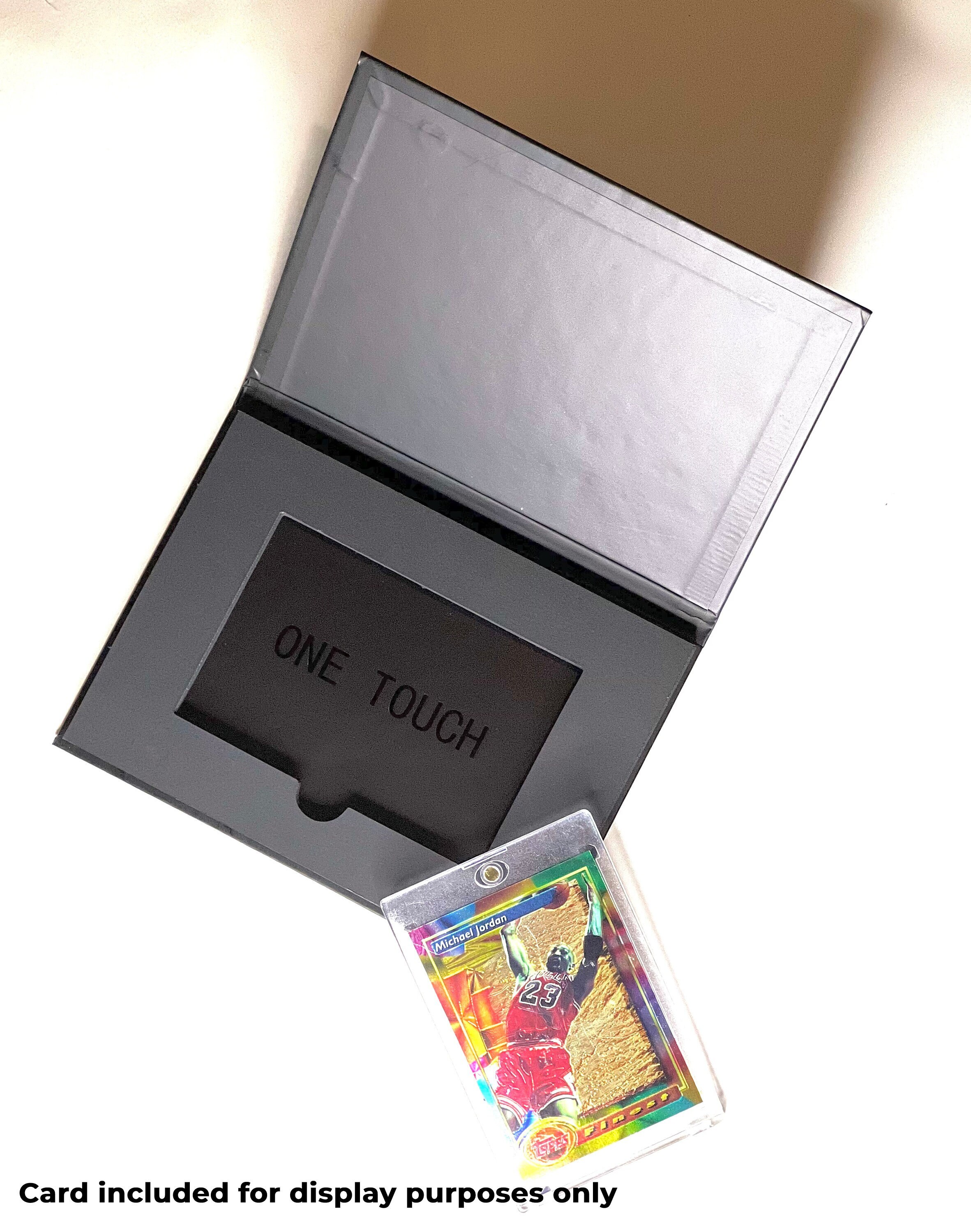 One Touch Shipper for Trading Cards Matte Black Biodegradable